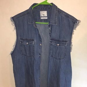 Men’s Large Denim Vest